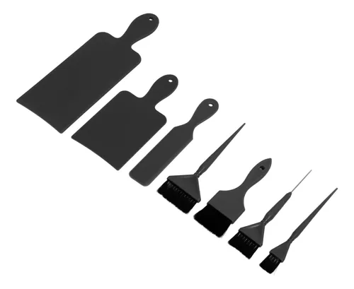 Juego De Tablas Y Paletas De Balayage Negras Y Negras, 7 Pie