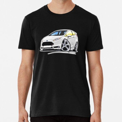 Remera Ford Fiesta (mk7) St Blanco Algodon Premium