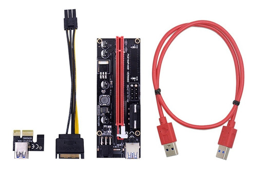 Riser Pci-e 1x A 16x Vers009s Btc Mineria Criptomoneda$ Usb