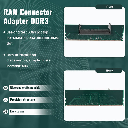 Conector Ada De Memoria Ram So-dimm Para Computadora De Escr