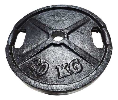 Disco Olímpico 20kg Fundición - Macizo - Hierro - Pesas
