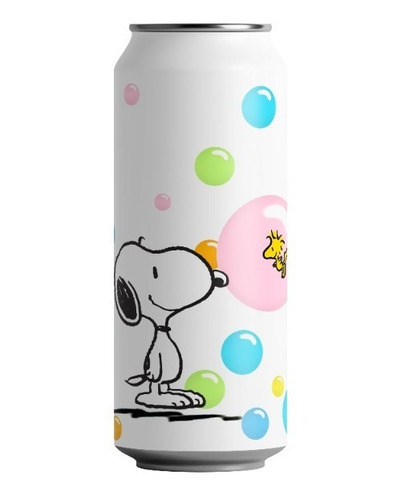 [ Termo Lata 500ml.]   Snoopy Burbujas 