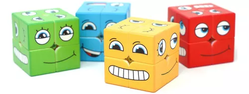 Jogo Face Cube - 2 Cubos Mágicos 2x2x2 personalizados + 60 cartinhas para  competir!