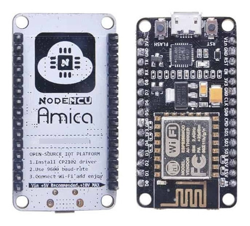 Nodemcu Lolin Esp8266 Cp2102 Amica-v2 Placa De Desarrollo