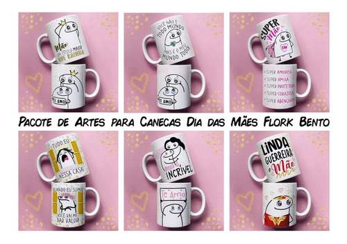 Pacote Artes Dia Das Mães Flork Com + 280 Arquivos