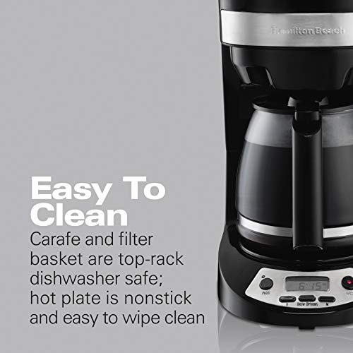 Cafetera De Goteo Programable Hamilton Beach Para 12 Tazas C