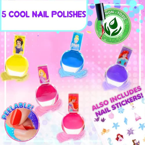 Set De Maquillaje Cosmético Disney Princess Sparkly Para