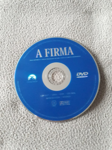 Dvd A Firma - Tom Cruise - Original Ótimo Estado (Usado)
