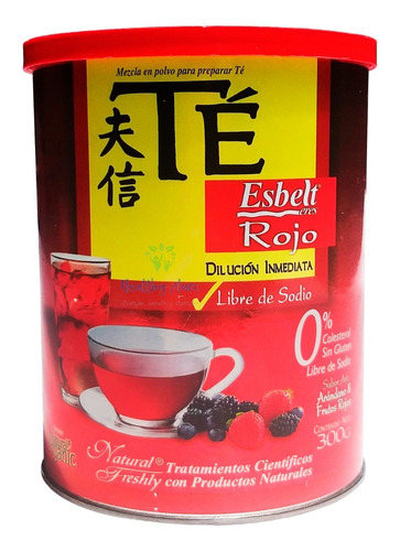 Tea Rojo Quemador Grasa X300 Gr - L a $1