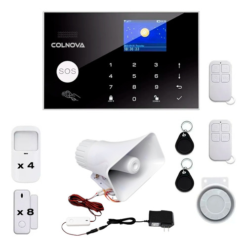 Alarma Para Casa Gsm Y Wifi Inalambrica 