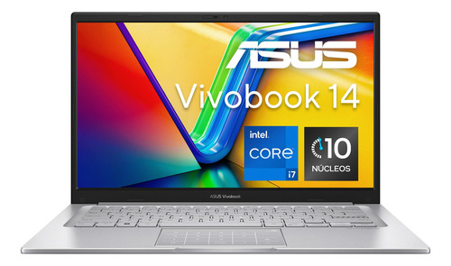 Notebook Vivobook 14 Plateado 16gb De Ram - 512gb Ssd - Intel Core I7