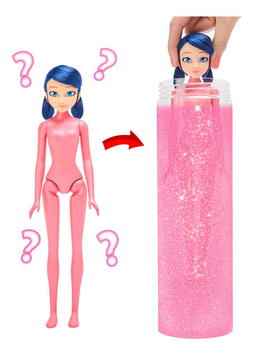 Miraculous Ladybug - Muñeca Marinette Magic Heroez Reveal