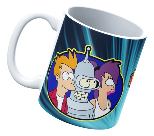 Pocillo De Futurama Varios Estilos Taza Mug 11 Oz Blanco