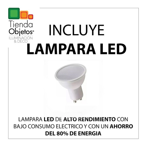 Imagen 3 de 7 de Aplique Exterior Bidireccional Dicroico Con Lampara Led 14w