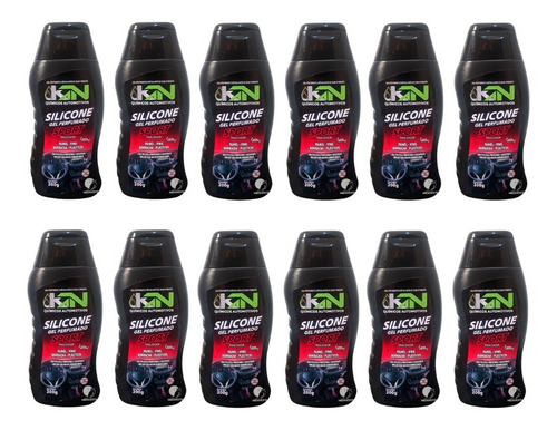 Silicone Gel Automotivo  Perfumado Sport Kn  Kit C/ 12 Unid.