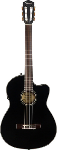 Violao Fender Nylon Cn-140sce Classic Black 0970264306