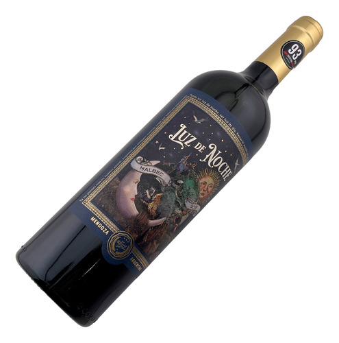 Caja Vino Argentino Malbec Luz De Noche 6 Botellas