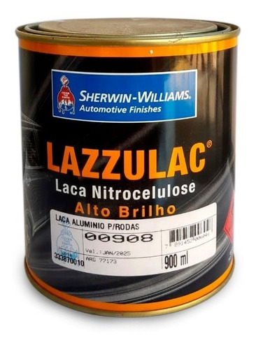 Sherwin-williams Laca Nitro Aluminio Para Llantas 908