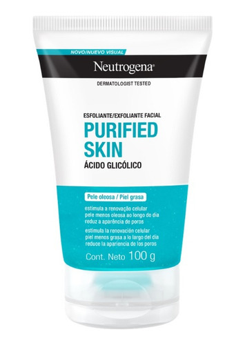 Exfoliante Facial Neutrogena Purified Skin 100g