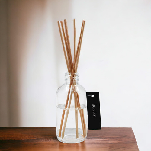 Juego De 4 Botellas De Vidrio Redondas Para Aceites Esencial Transparente