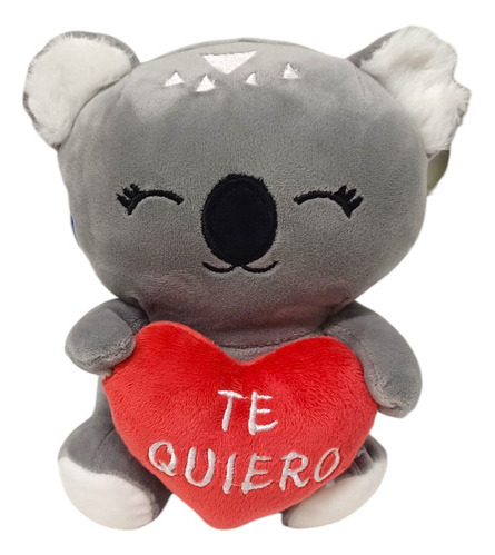 Peluche Koala Y Unicornio Con Corazon 18 Cm Phi Phi Toys