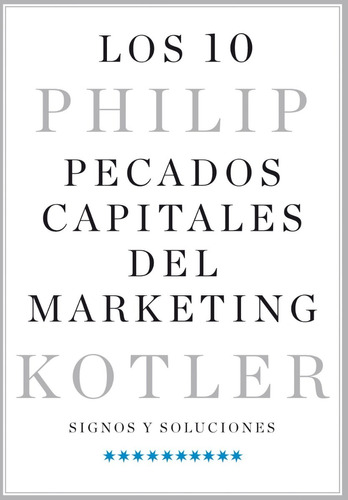 Libro Los 10 Pecados Capitales Del Marketing Kotler Booket