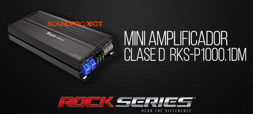 Imagen 5 de 7 de Rockseries Rksp1000.1dm Nano Clase D Nano 1000 Watts Rms