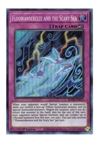 Yugioh Flowagrantiso Y El Mar Aterrador - Bode-sp075 Super