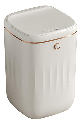 Bote De Basura Para Baño Bote De Basura Sin Y Dorado 20l