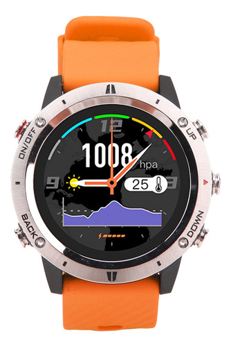 Reloj De Entrenamiento Naranja Con Pantalla Táctil Inteligen