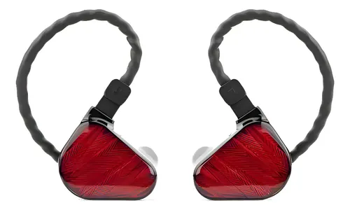 Fone De Ouvido Truthear Zero Red Cor Vermelho Cor Da Luz Preto