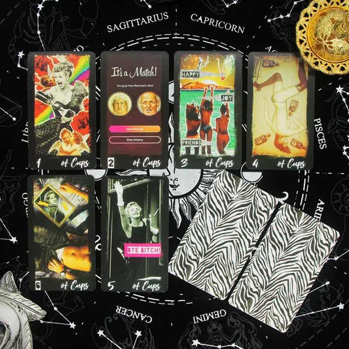Cartas Tarot The Bad Ass, Tarot Moderno, Juegos Para Fiestas