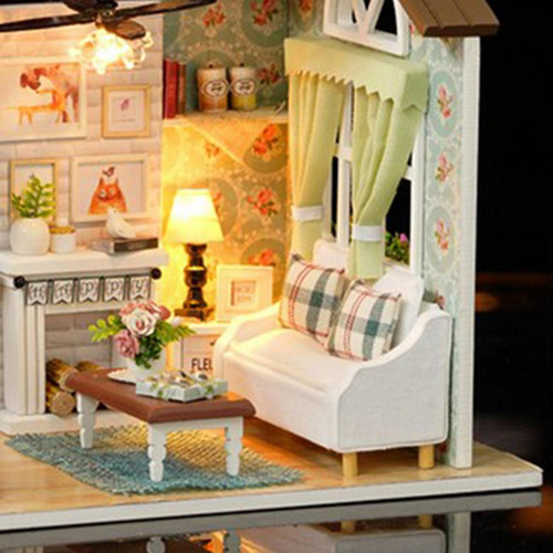 Kit De En Miniatura Para Bricolaje Con Muebles, De De