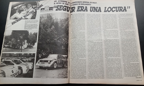 Revista Corsa 1049 Rally Año 1986 Traverso Piquet 13/8 (Usado)