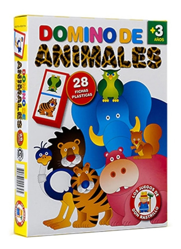 Domino De Animales Infantil. Ruibal