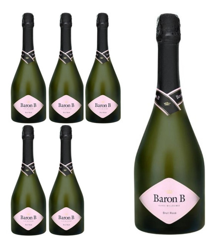 Champagne Baron B Brut Rose X 750cc. Caja X 6 