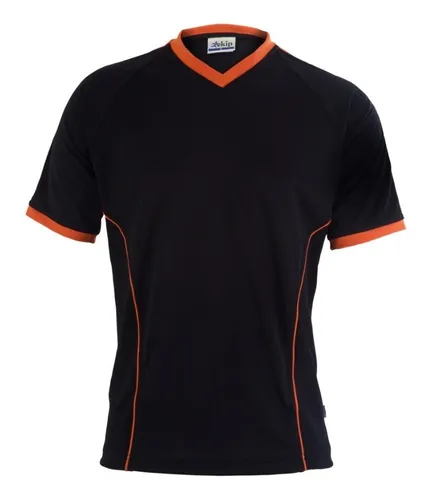 Playera negra deportiva hotsell