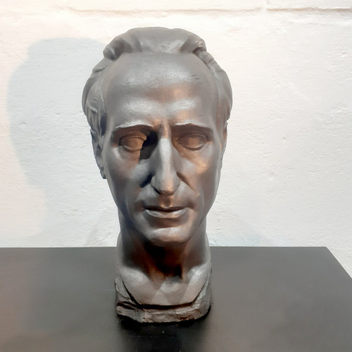 Edmundo Prati. Escultura Cabeza De Enrique Amorim.