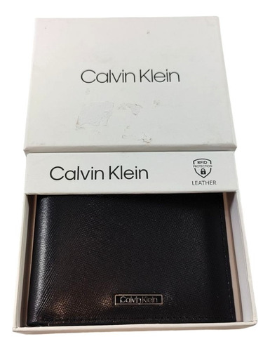 Billetera Calvin Klein Original 31ka130004 Rfid Black
