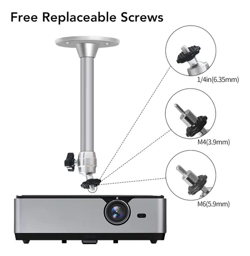Drsn Mini Soporte De Proyector De Techo - Para Proyectore...