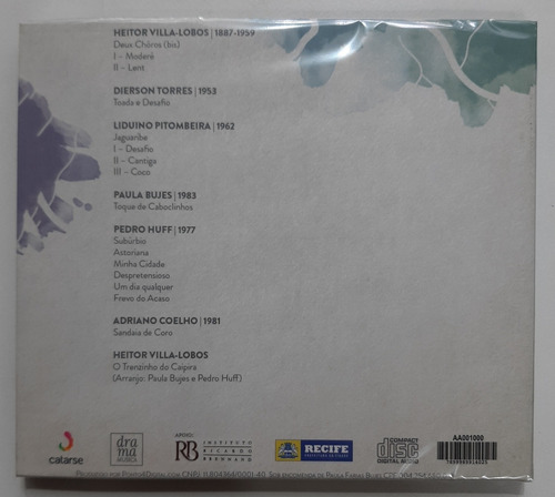 Cd - Paula Bujes E Pedro Huff - ( Afluências ) - Digipack