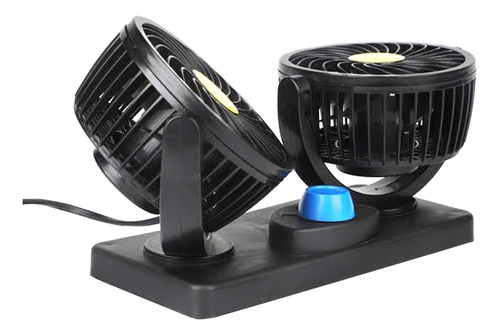 Mini Ventilador Doble Para Auto Camion 12v 2 Velocidades