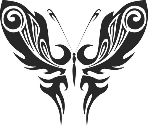 Vinilo Mariposa Tribal Tatto | Calidad | 100% Jdm