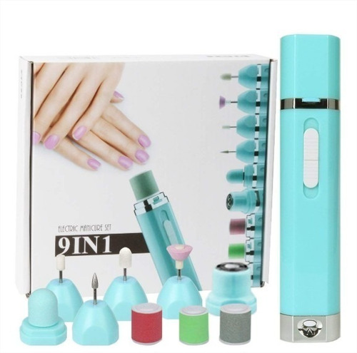 Pulidor De Uñas Set De Manicure 9 En 1 Para Manos Y Uñas