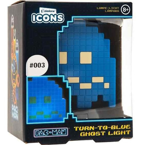 Imagen 1 de 2 de Lámpara Fantasma Azul Pacman