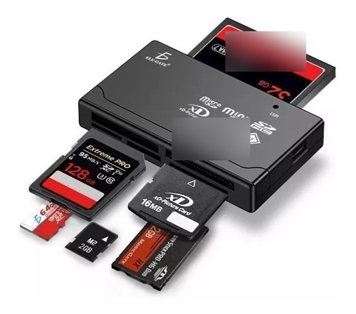 Mutilector Externo Memorias A Usb 2.0 Micro Sd Tflash Ms Duo