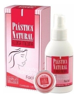 Loção Hidratante Facial Eloisa Medina Plástica Natural para todos os tipos de pele de 120mL