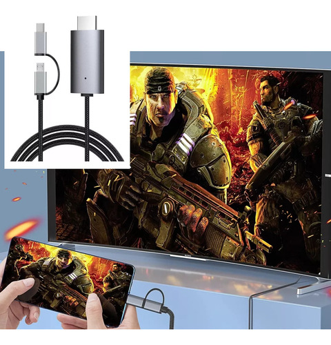 Cabo Hdmi Para Espelhar Celular Na Tv Miracast Ld39