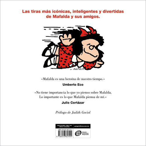 Lo Mejor De Mafalda: Lo Mejor De Mafalda., De Quino. Lumen, Vol. . Editorial Penguin Random House, Tapa Dura, Edición 1 En Español,