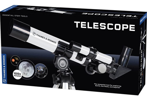 Telescopio 100x Con Brújula Y Stem Para Niños Observa El Cie